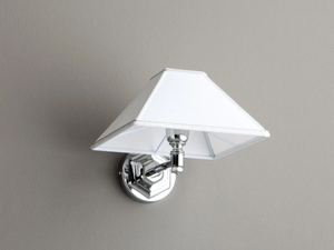 WALL LAMP PYRAMID HAT - Fabric wall lamp for bathroom _ BLEU PROVENCE